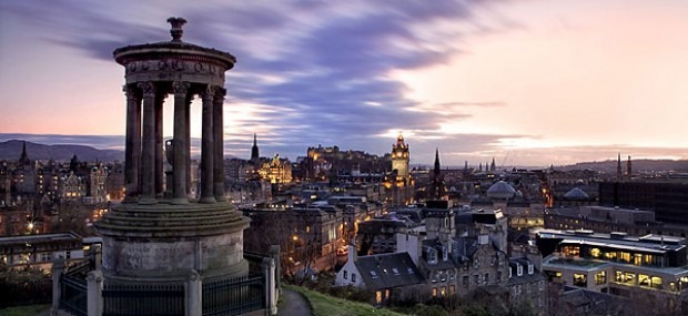 Calton Hill View Edinburgh